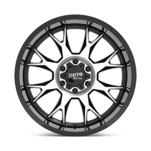 Moto Metal MO806 Gloss Black Machined 20x9 00 8x165.1mm 125.1mm - WheelWiz