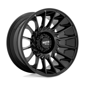 Moto Metal MO807 Gloss Black 22x10 -18 8x165.1mm 125.1mm - WheelWiz