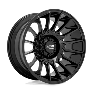 Moto Metal MO807 Gloss Black 20x10 -18 6x139.7mm 106.1mm - Wheelwiz