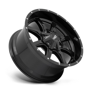 Moto Metal MO970 Gloss Black W/ Spot Milled Lip 18x9 +18 6x120mm 78.3mm