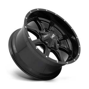 Moto Metal MO970 Gloss Black W/ Spot Milled Lip 18x9 +18 6x135|6x139.7mm 106.1mm - Wheelwiz