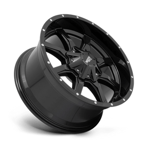 Moto Metal MO970 Gloss Black W/ Spot Milled Lip 17x8 0 5x139.7|5x150mm 110.1mm - Wheelwiz