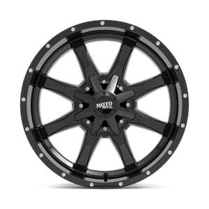 Moto Metal MO970 Gloss Black W/ Spot Milled Lip 18x9 +18 6x135|6x139.7mm 106.1mm - Wheelwiz