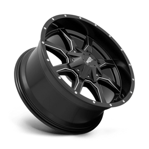 Moto Metal MO970 Semi G-black W/ Milled Spokes 20x10 -24 8x165.1mm 125.5mm - Wheelwiz