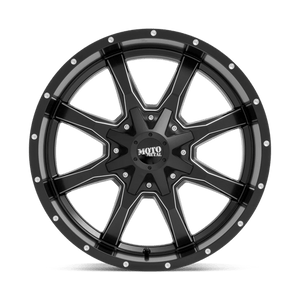 Moto Metal MO970 Semi Gloss Black Milled 17x8 +50 5x130mm 84.1mm - WheelWiz