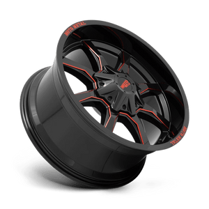 Moto Metal MO970 G-blk Milled Red Moto Metal Lp 20x10 -18 5x127|5x139.7mm 78.1mm - Wheelwiz