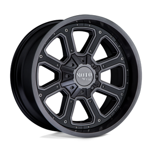 Moto Metal MO984 SHIFT Matte Gray Gloss Black Inserts 20x10 -24 8x180mm 124.2mm - WheelWiz