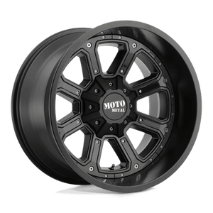 Moto Metal MO984 SHIFT Matte Black Gloss Black Inserts 20x10 -24 8x170mm 125.1mm - WheelWiz