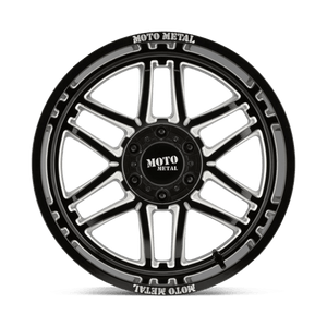 Moto Metal MO992 FOLSOM Gloss Black Milled 20x10 -18 6x139.7mm 106.1mm - Wheelwiz