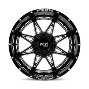 Moto Metal MO993 HYDRA Gloss Black Milled 20x10 -18 6x139.7mm 106.1mm - Wheelwiz