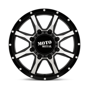 Moto Metal MO995 Gloss Black Machined - Front 20x8.25 +127 8x200mm 142mm - WheelWiz