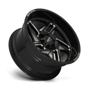 Moto Metal MO996 RIPSAW Gloss Black Milled 20x12 -44 5x139.7mm 78.1mm - Wheelwiz