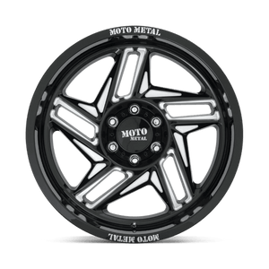 Moto Metal MO996 RIPSAW Gloss Black Milled 20x10 -18 5x139.7mm 78.1mm - Wheelwiz
