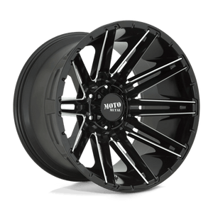 Moto Metal MO998 KRAKEN Gloss Black Milled 20x10 -18 8x170mm 125.1mm - Wheelwiz