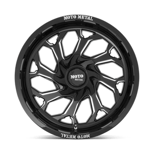 Moto Metal MO999 Gloss Black Milled 22x12 -44 5x139.7|5x150mm 110.1mm - Wheelwiz