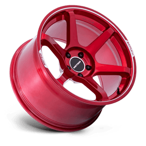 Motegi MR160 BATTLE VI Cherry Red Metallic W/ Mch Lip 18x9.5 +38 5x100mm 56.2mm - Wheelwiz