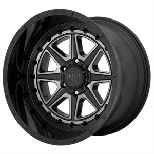 Moto Metal MO801 PHANTOM Gloss Black With Gray Tint 24x12 -44 8x170mm 125.1mm - WheelWiz