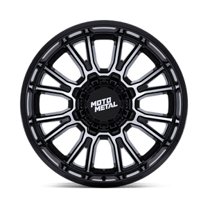 Moto Metal MO810 LEGACY Gloss Black Machined 17x9 +20 Custom 78.1mm - Wheelwiz
