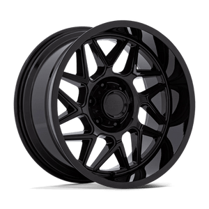 Moto Metal MO812 TURBINE Gloss Black 20x9 +1 5x127mm 71.5mm