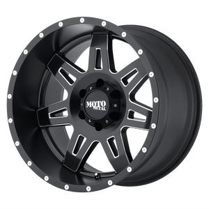 Moto Metal MO975 Satin Black Milled 18x9 -12 5x139.7mm 108mm - WheelWiz