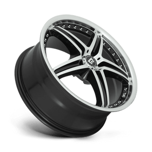 Motegi MR107 D5S Gloss Black Machined 17x7.5 +45 5x100mm 72.6mm - Wheelwiz