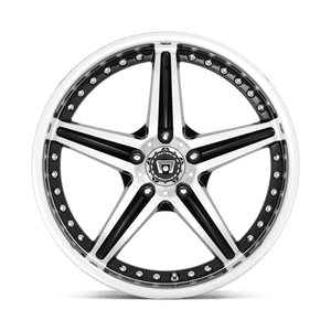 Motegi MR107 D5S Gloss Black Machined 16x7 +45 5x114.3mm 72.6mm - Wheelwiz