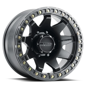 Method Race Wheels MR108 Matte Black 17x9 -44 8x170mm 130.81mm