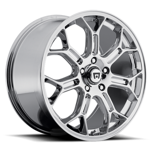 Motegi MR120 TECHNO MESH S Chrome 19x10 +48 5x120.65mm 72.6mm - WheelWiz