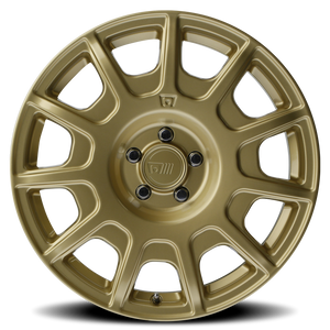 Motegi MR139 RF11 Rally Gold 15x7 +15 5x100mm 72.6mm - Wheelwiz