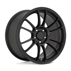 Motegi MR146 SS6 Satin Black 17x8.5 +35 5x112mm 66.6mm - WheelWiz