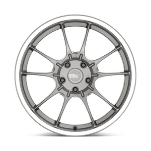 Motegi MR152 SS5 Gunmetal W/ Machined Lip 18x8.5 +42 5x108mm 63.4mm - Wheelwiz