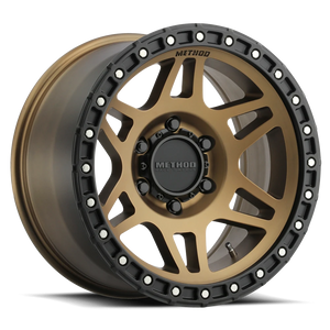 Method Race Wheels MR312 Method Bronze W/ Matte Black Lip 17x9 -12 5x127mm 71.5mm - Wheelwiz