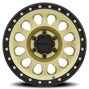 Method Race Wheels MR315 Gold W/ Black Street Loc 17x8.5 0 6x135mm 87mm