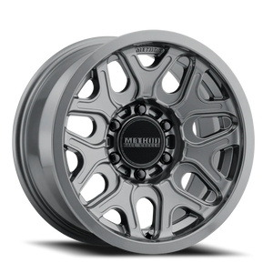 Method Race Wheels MR322 Gloss Titanium 17x8.5 0 6x139.7mm 106.25mm - Wheelwiz