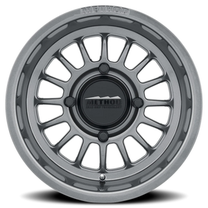 Method Race Wheels MR411 Bead Grip UTV Gloss Titanium 15x7 +38 4x136mm 106.25mm