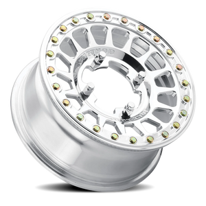 Method Race Wheels MR413 Beadlock UTV Polished 15x10 0 5x114.3mm 70mm