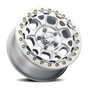 Method Race Wheels MR416 Beadlock Machined Silver W/ Clear Coat 15x7 +55 5x114.3mm 68mm - Wheelwiz