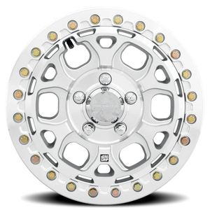 Method Race Wheels MR416 Beadlock Machined Silver W/ Clear Coat 15x7 +55 5x114.3mm 68mm - Wheelwiz