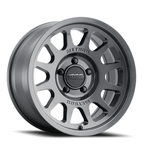 Method Race Wheels Bead Grip MR703 Gloss Titanium 17x9 -12 5x127mm 71.5mm - Wheelwiz