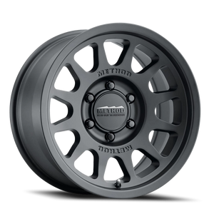 Method Race Wheels Bead Grip MR703 Matte Black 17x9 -12 6x139.7mm 106.25mm