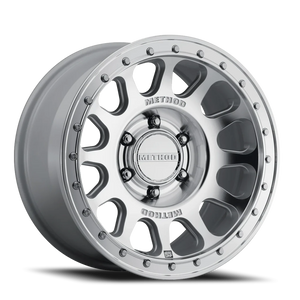 Method Race Wheels MR709 HD Bead Grip Machined Silver W/ Clear Coat 18x9 +12 6x135mm 87mm