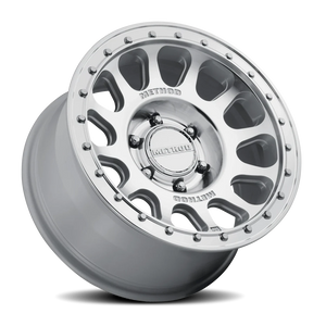 Method Race Wheels MR709 HD Bead Grip Machined Silver W/ Clear Coat 18x9 +12 6x135mm 87mm