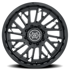 Method Race Wheels MR801 Gloss Black W/ Milled 20x12 -40 8x180mm 124.1mm - Wheelwiz