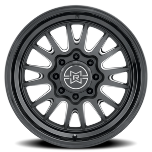 Method Race Wheels MR802 Double Black W/ Milled 20x9 -12 8x165.1mm 121.3mm