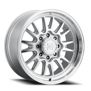 Method Race Wheels MR802 Machined Silver W/ Clear Coat 20x10 -18 8x180mm 124.1mm - Wheelwiz