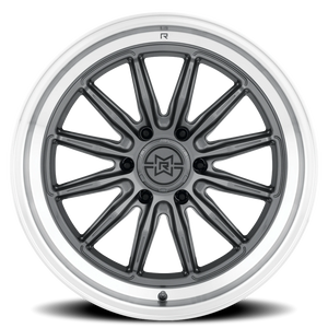 Method Race Wheels MR803 Gloss Titanium W/ Machined Lip 22x9 +20 6x139.7mm 106.25mm - Wheelwiz