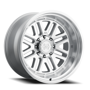 Method Race Wheels MR804 Machined Silver W/ Clear Coat 20x9 -12 8x180mm 124.1mm
