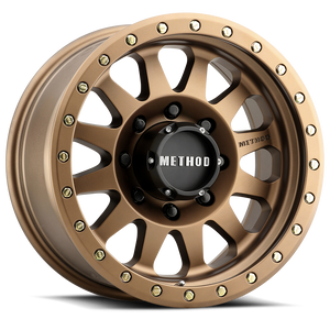 Method Race Wheels MR304 Double Standard METHOD BRONZE 17x8.5 0 8x170mm 130.81mm - WheelWiz