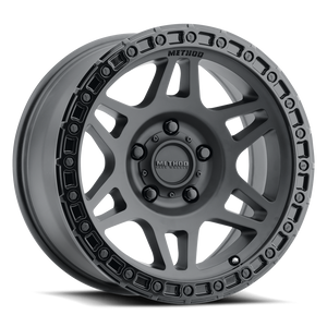 Method Race Wheels MR312 MATTE BLACK - GLOSS BLACK LIP 17x9 -12 5x127mm 71.5mm - WheelWiz