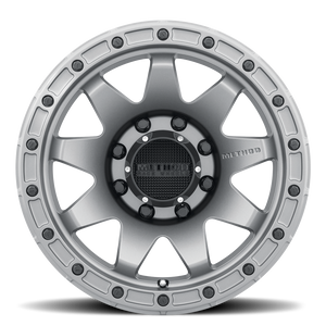 Method Race Wheels MR317 TITANIUM 20x9 +18 8x170mm 130.81mm - WheelWiz